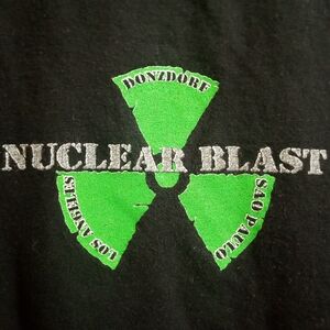 GUC Men's Nuclear Blast Records Logo Shirt